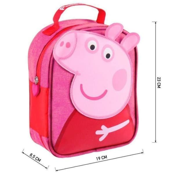 Ryggsäck - Peppa Pig - Ocio Stock - Svart - Barn - Syntetisk - 19x23x8,5cm