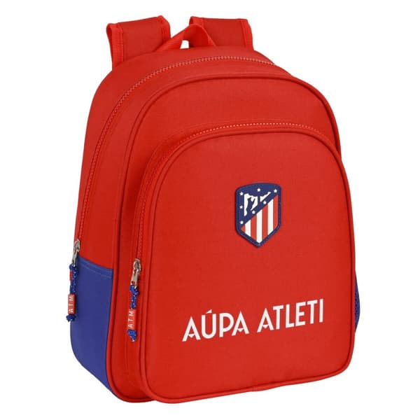 Skolryggsäck Atlético Madrid Röd Marinblå 27 x 33 x 10 cm