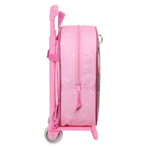 Skolväska med hjul Barbie Girl Rosa 22 x 27 x 10 cm