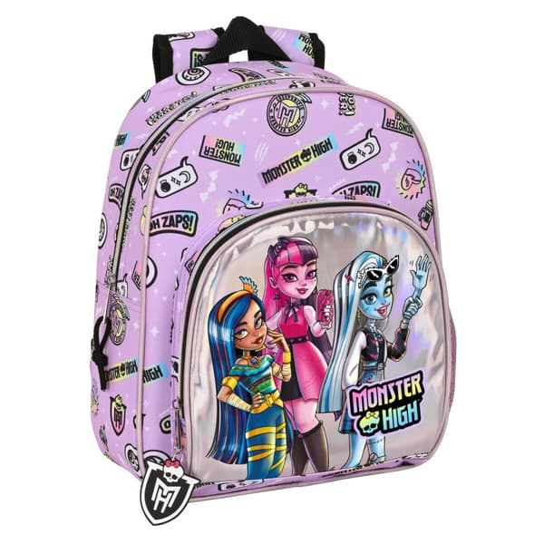 Skolryggsäck Monster High Best boos Lila 28 x 34 x 10 cm