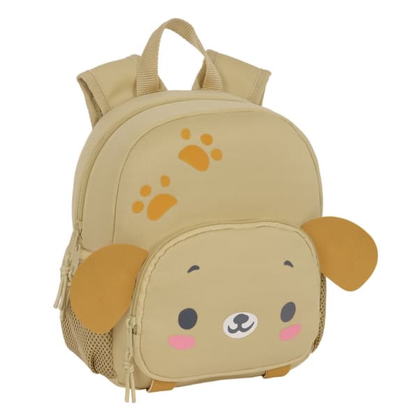Barnryggsäck Safta Hund Brun 20 x 25 x 9 cm