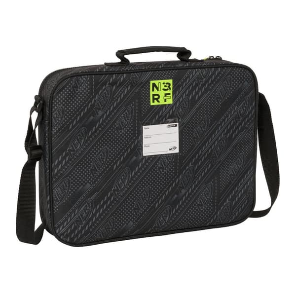 Skolväska Nerf Get ready Svart 38 x 28 x 6 cm