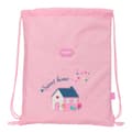 Miniatyrbild 1 av 4: Skopåse med remmar Glow Lab Sweet home Rosa 26 x 34 x 1 cm