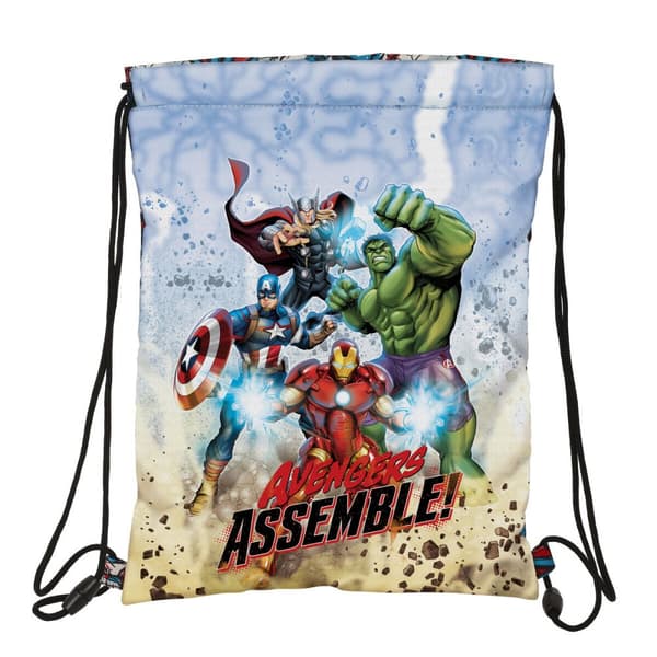 Skopåse med remmar The Avengers Forever Multicolour 26 x 34 x 1 cm