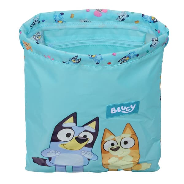 Skopåse med remmar Bluey Himmelsblå 26 x 34 x 1 cm