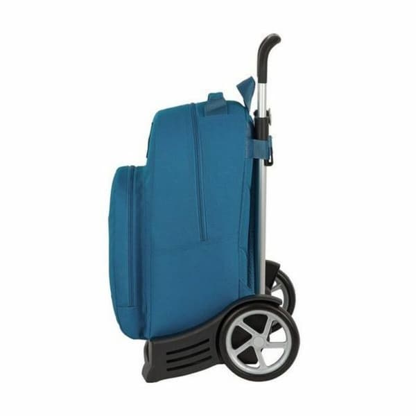 Skoleryggsekk med Hjul Evolution BlackFit8 Egeo Blå (32 x 42 x 15 cm)