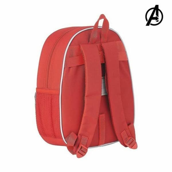 3D Børnetaske The Avengers Rød