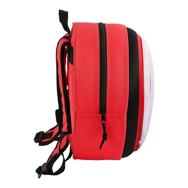 3D Skolebag The Avengers Rød Svart Hvit (31 x 31 x 10 cm)