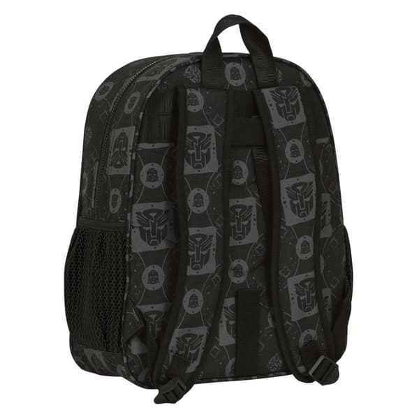 Skolebag Transformers 32 x 38 x 12 cm Svart