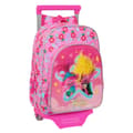 Miniatyrbilde 1 av 3: Skoleryggsekk med Hjul Trolls Rosa 26 x 34 x 11 cm