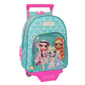 Miniatyrbilde 1 av 3: Skoleryggsekk med Hjul Rainbow High Paradise Turkis 28 x 34 x 10 cm
