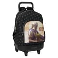 Miniatyrbilde 1 av 3: Skoleryggsekk med Hjul The Mandalorian This is the way Svart 33 X 45 X 22 cm