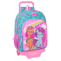 Miniatyrbilde 1 av 3: Skoleryggsekk med Hjul My Little Pony Magic Rosa Turkis 33 x 42 x 14 cm