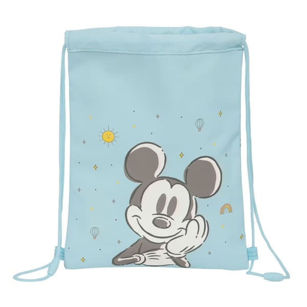 Ryggsekk med Stringer Mickey Mouse Clubhouse Baby Blå 26 x 34 x 1 cm