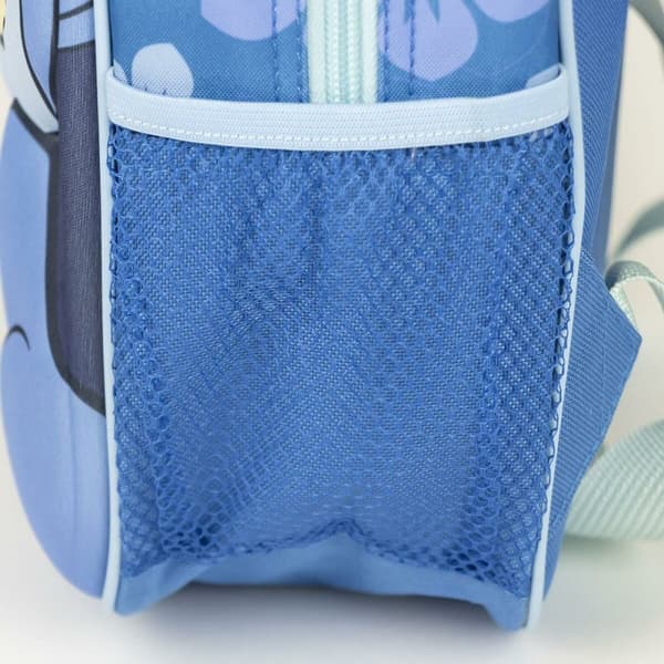 Skolebag Stitch Blå 25 x 31 x 10 cm