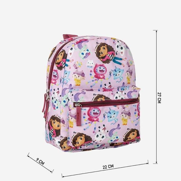 Skolebag Gabby's Dollhouse Rosa 22 x 27 x 9 cm