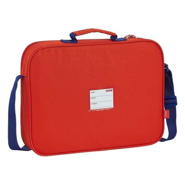 Koulusalkku Atlético Madrid Punainen Sininen Valkoinen (38 x 28 x 6 cm)