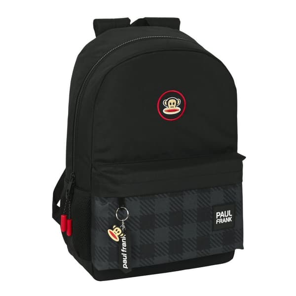 Koululaukku Paul Frank Campers Musta (30 x 46 x 14 cm)