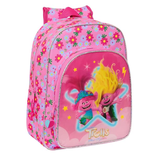 Lasten laukku Trolls Pinkki 26 x 34 x 11 cm
