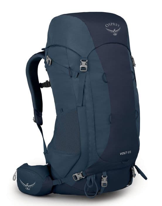 Osprey Mörkblå Svart Ryggsäck för män - Volt 65 Muted Space Blue 222933