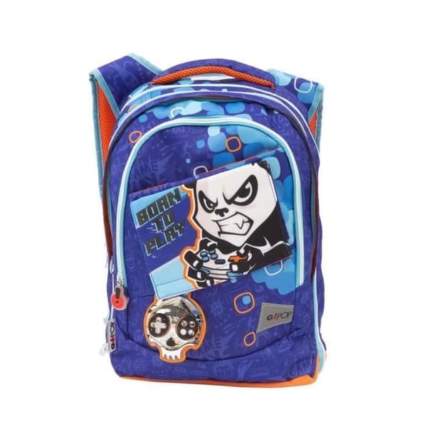 Ryggsäck - GIOCHI PREZIOSI - Rund Born To Play - Expanderbar 9 cm - 3 fack - Vadderad komfort