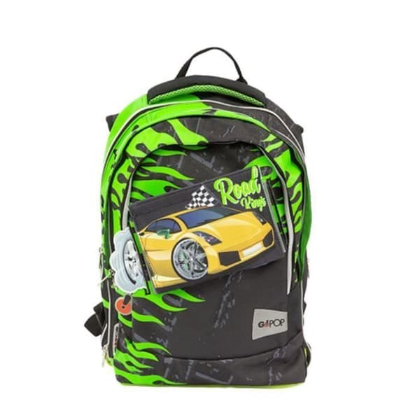 Ryggsäck - GIOCHI PREZIOSI - Rund Monster Truck - Expanderbar 9 cm - 3 fack - Optimal komfort