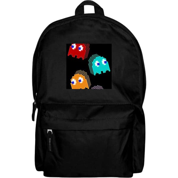 Rygsæk i Letvægtsmateriale | Voksen-Rygsæk Pac-Man Sort Voksen