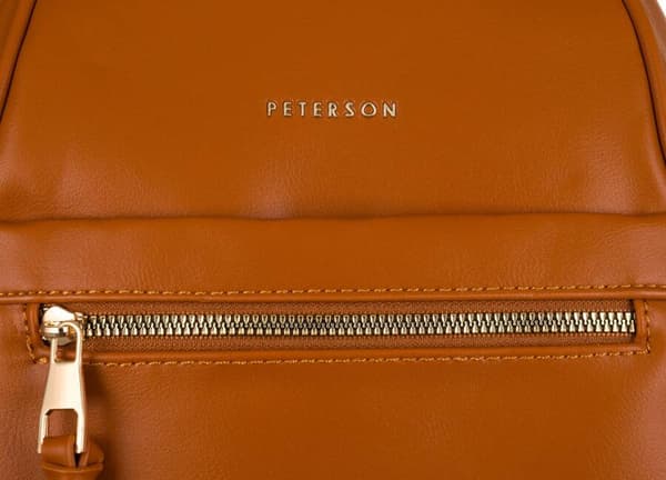 Elegant damerygsæk lavet af økologisk læder - Peterson