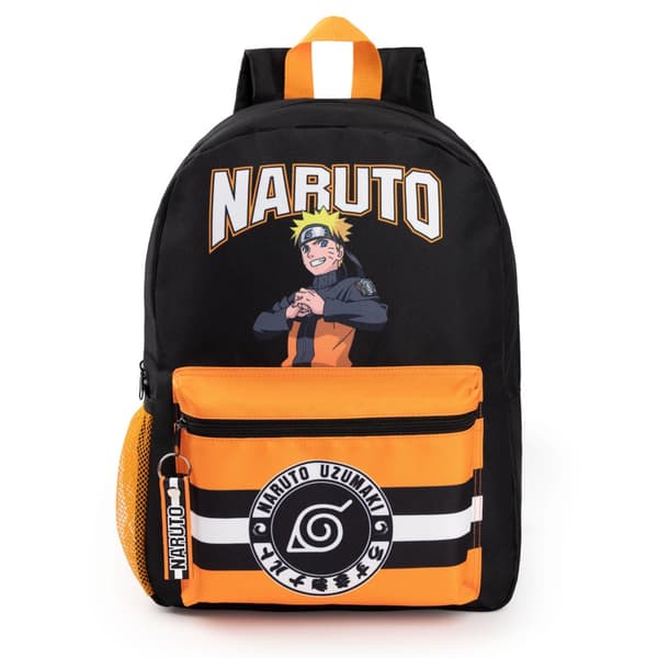 Naruto: Shippuden Ryggsäck med Hokage-tryck Black/Orange One Size