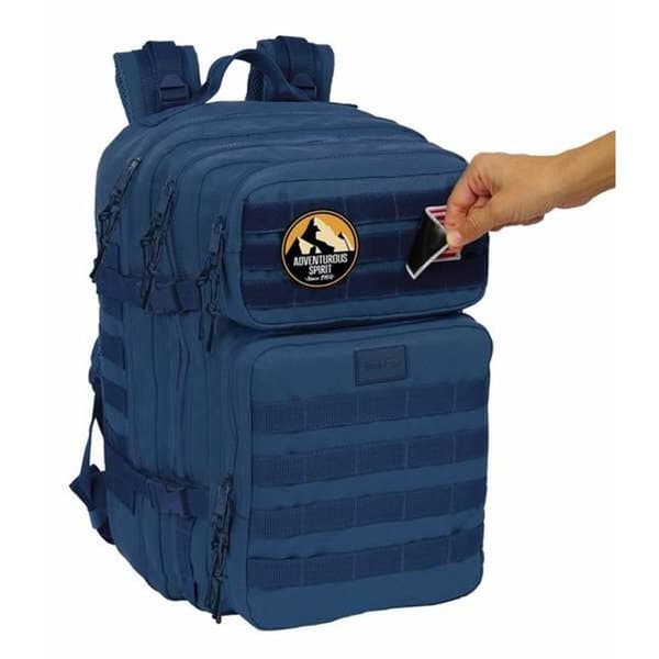 Skoletaske Safta Basic Marineblå