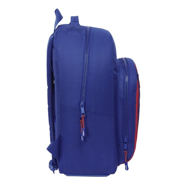 Skoletaske F.C. Barcelona 24/25 Rødbrun Marineblå 32 x 42 x 15 cm