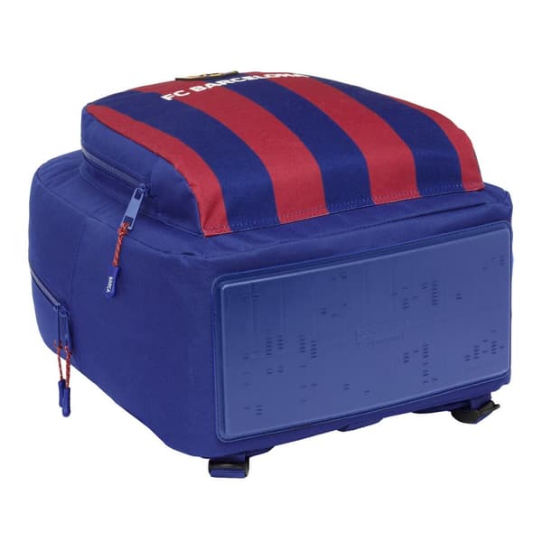Skoletaske F.C. Barcelona 24/25 Rødbrun Marineblå 32 x 42 x 15 cm