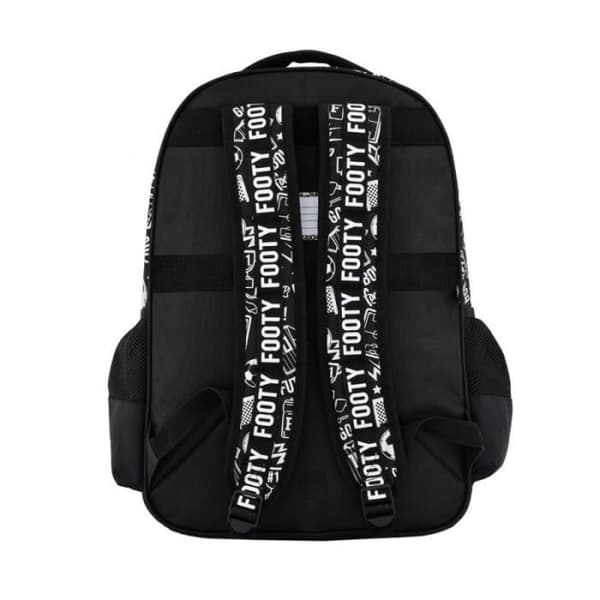 Mochila fotbollsfotboll - SVART/VIT