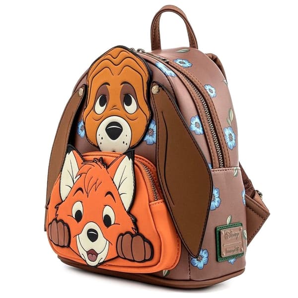 Loungefly Disney Fox and Hound Copper Todd backpack 26cm