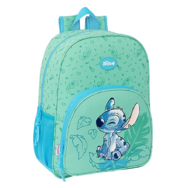 Koululaukku Lilo & Stitch Aloha Turkoosi 33 x 42 x 14 cm