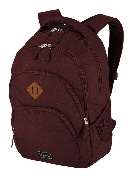 travelite Basic Melange Ryggsäck Burgundy [114320]