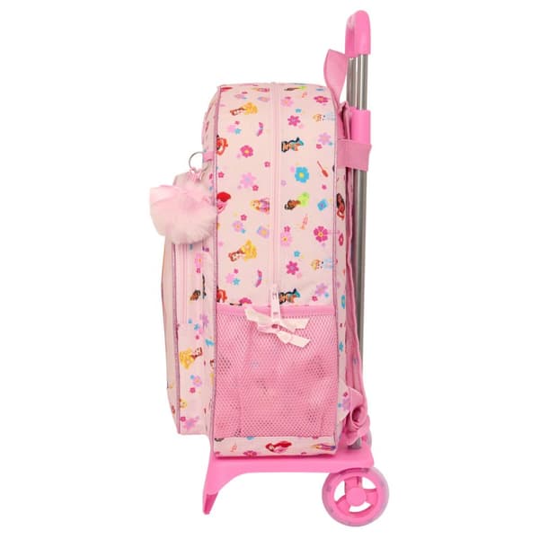 Skolväska med hjul Disney Princess Summer adventures Rosa 33 x 42 x 14 cm