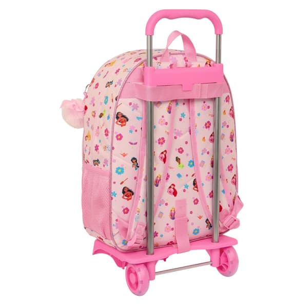 Skolväska med hjul Disney Princess Summer adventures Rosa 33 x 42 x 14 cm