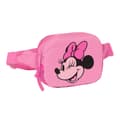 Miniatyrbild 1 av 3: Midjeväska Minnie Mouse Loving Rosa 14 x 11 x 4 cm