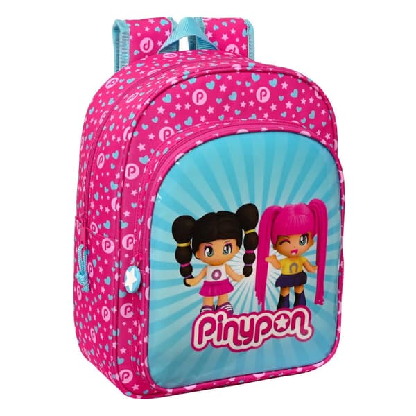 Skolryggsäck Pinypon Blå Rosa 26 x 34 x 11 cm
