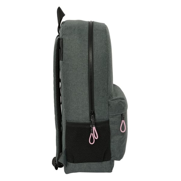 Skolryggsäck Kappa Silver pink Grå 30 x 14 x 46 cm