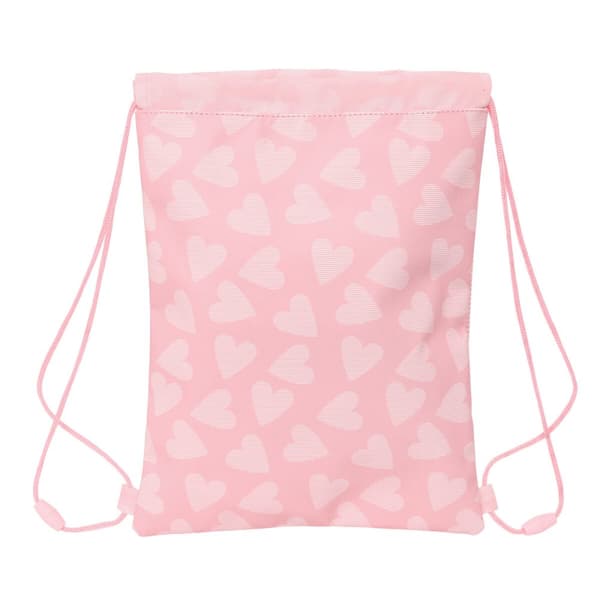 Skopåse med remmar Safta Love Rosa (26 x 34 x 1 cm)