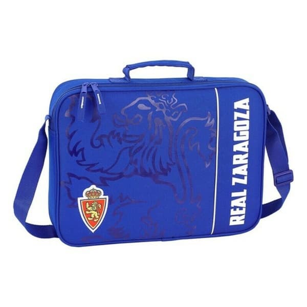 Koulusalkku Real Zaragoza Sininen (38 x 28 x 6 cm)