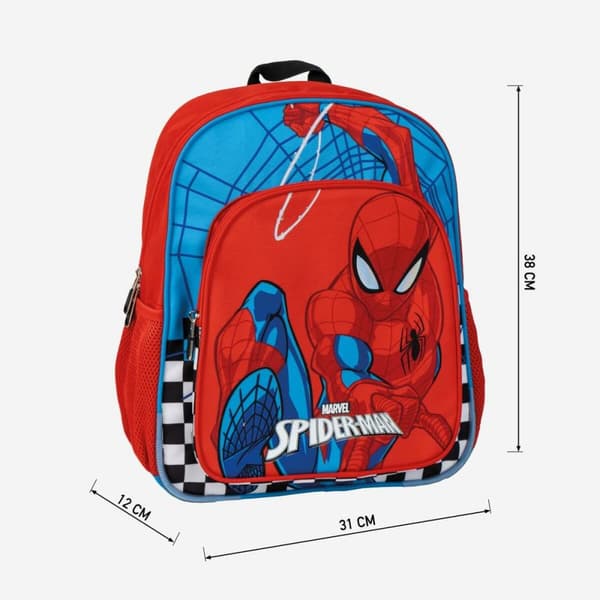 Skolryggsäck Spider-Man Röd 40 x 37 x 30 cm