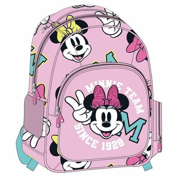 Skolryggsäck Minnie Mouse Fuchsia 32 x 15 x 42 cm
