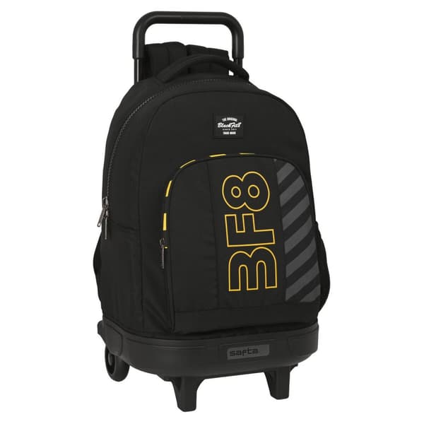 Reppu pyörillä BlackFit8 Zone Musta 33 X 45 X 22 cm