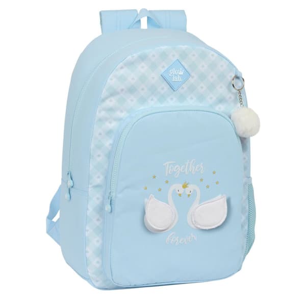Koululaukku Glow Lab Cisnes Sininen 30 x 46 x 14 cm