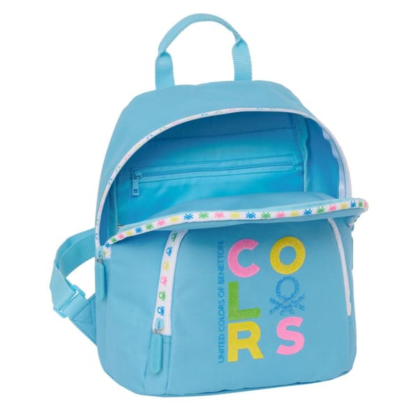 Selkäreppu Benetton Spring Mini Celeste 25 x 30 x 13 cm