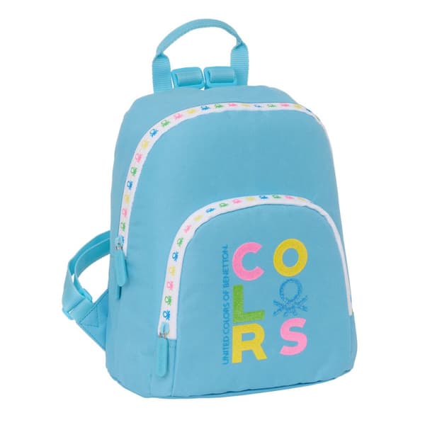 Selkäreppu Benetton Spring Mini Celeste 25 x 30 x 13 cm