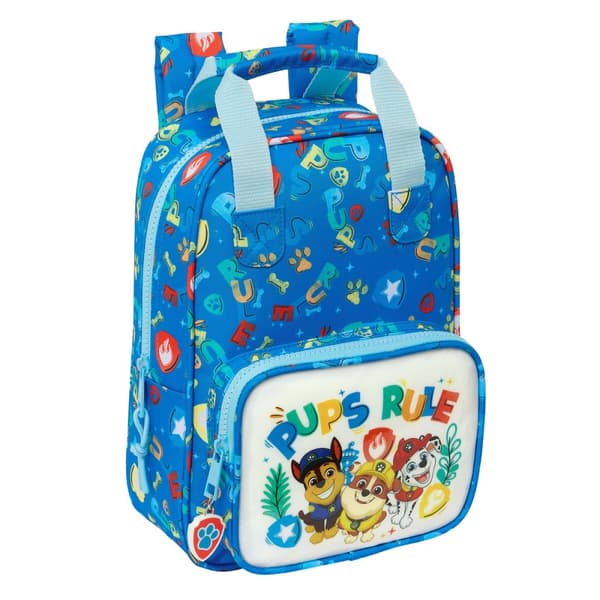 Koululaukku The Paw Patrol Pups rule Sininen 20 x 28 x 8 cm